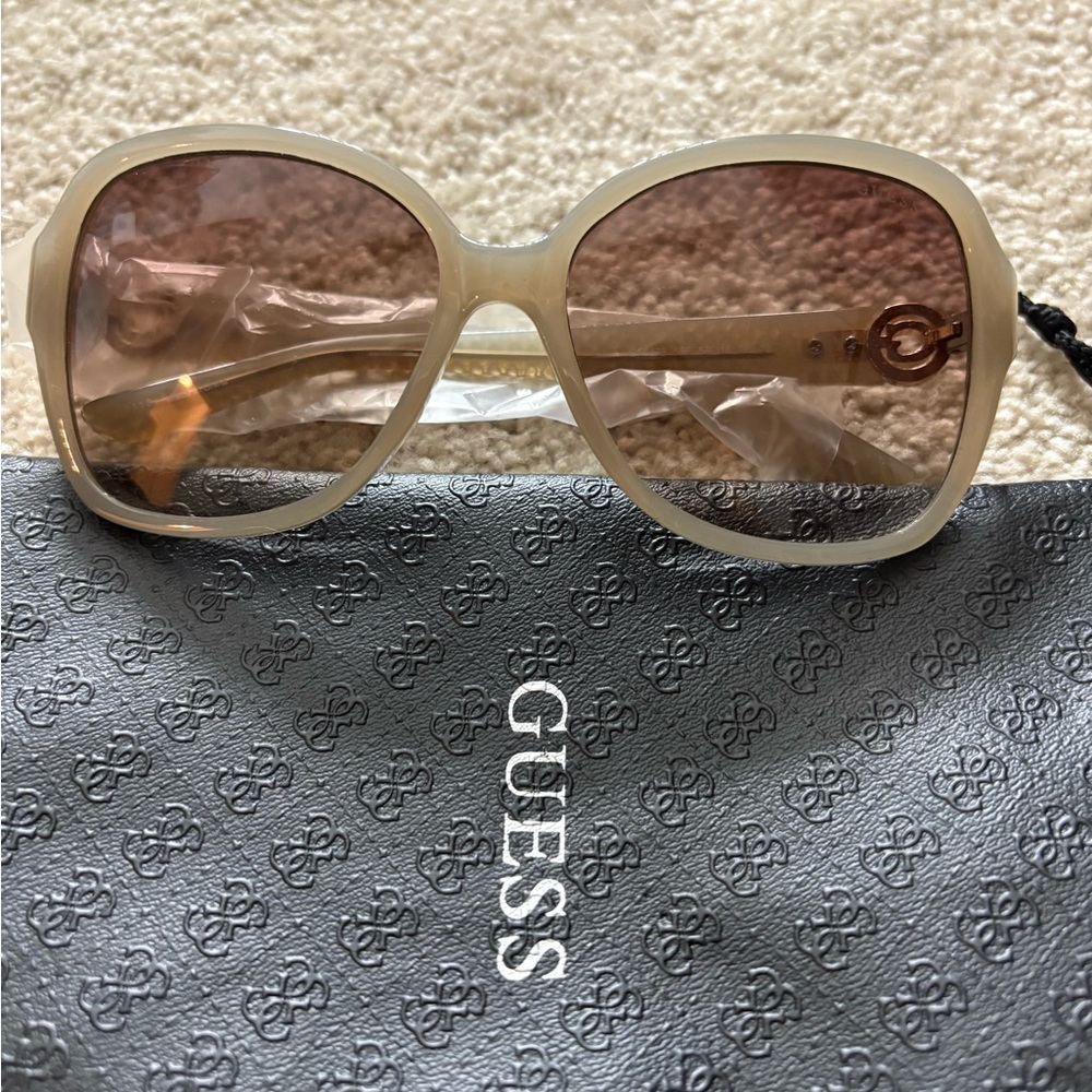 Guess Women's Beige Sunglasses